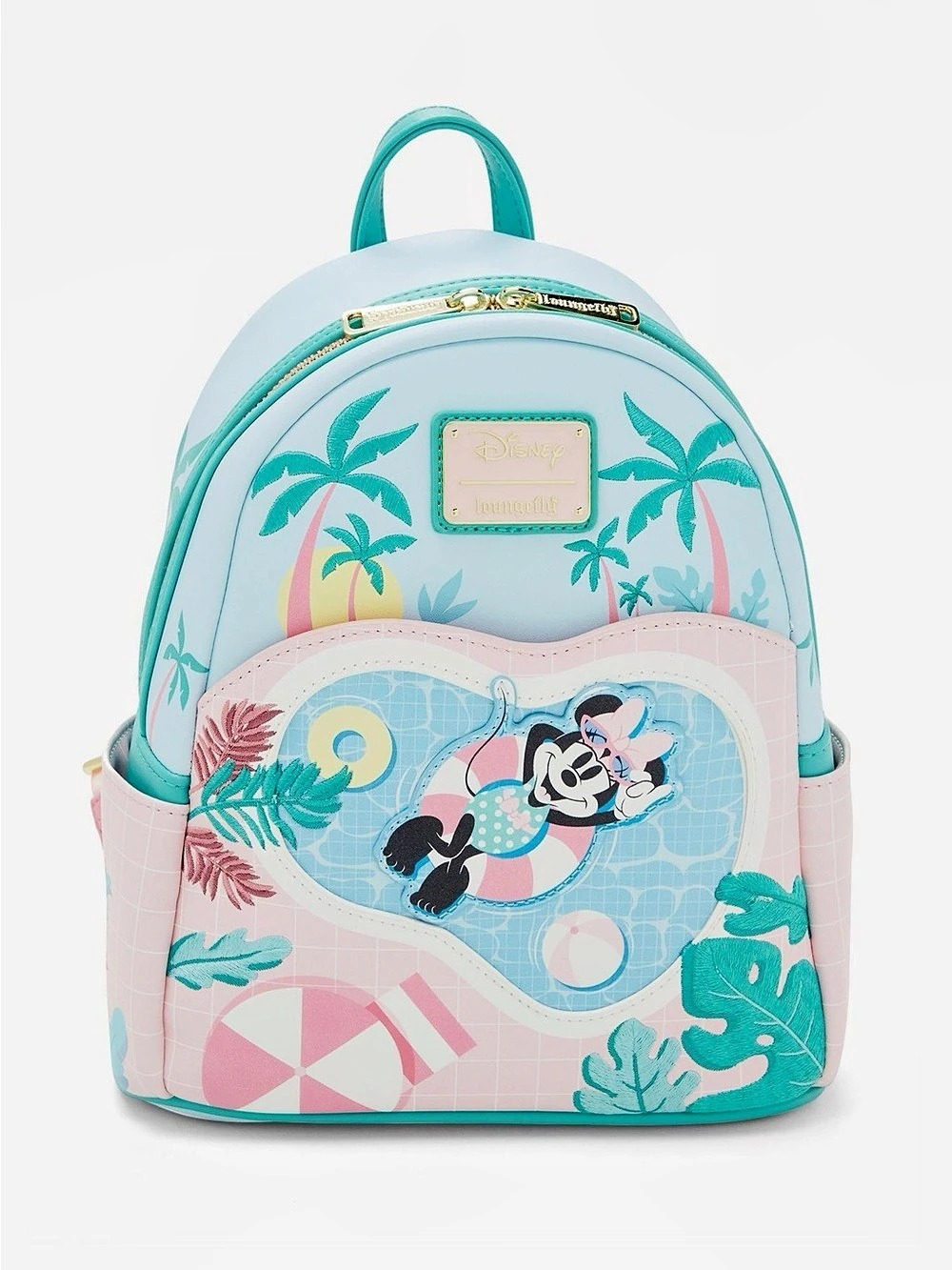 Loungefly Disney Minnie Mouse Motel Backpack Blue & Pink
